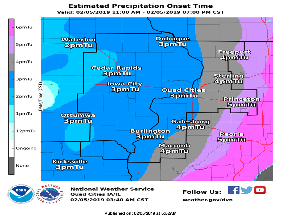 NWS: Start times